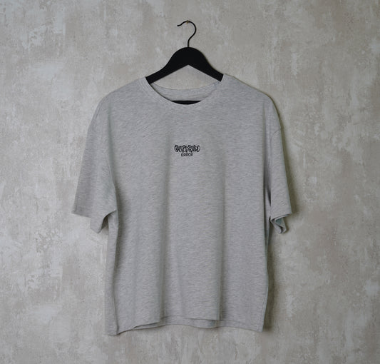 Camiseta gris Boxy Fit