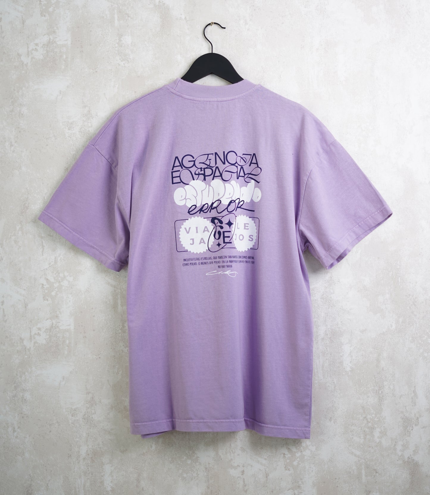 Camiseta Oversize lila Rana