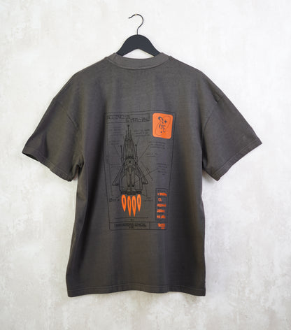 Camiseta Oversize Gris Astronauta